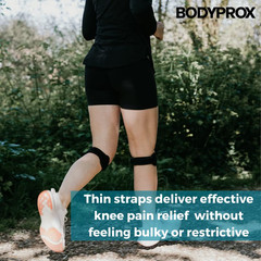 Patella Tendon Knee Strap 2 Pack Adjustable Pain Relief Brace for Running