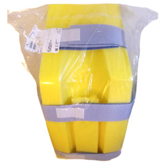 DeRoyal Foam Leg Pillow Compressed Adults Yellow Breathable Positioner M60-015