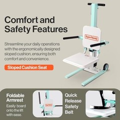 SuperHandy GoRise FC Electric Floor to Chair Lift for Seniors – 400LB Capacity