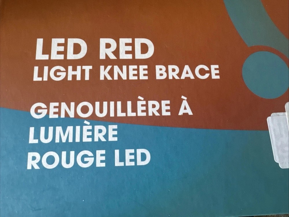Red Light Therapy Knee Brace 5 Level Heating 3 Gear timing Open Box