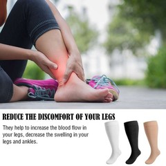 Plus Compression Socks 20-30 mmHg Medical Knee High Women Men Circulation S-4XL