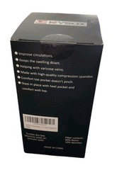 LEVSOX COMPRESSION SOCKS 20-30MMHG 4PACK MULTICOLOR SIZE MEDIUM