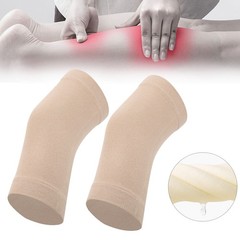 2pcs Compression Knee Sleeve Ultrathin Cotton Seamless Knee Brace Support For P⊹