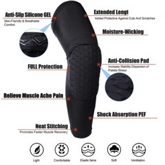 Basketball Knee Pads Compression Leg Sleeve Crashproof Protective Gear Men Women
