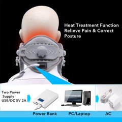 Heating Cervical Neck Traction Device Adjustable Collar Cervical Neck Stretcher