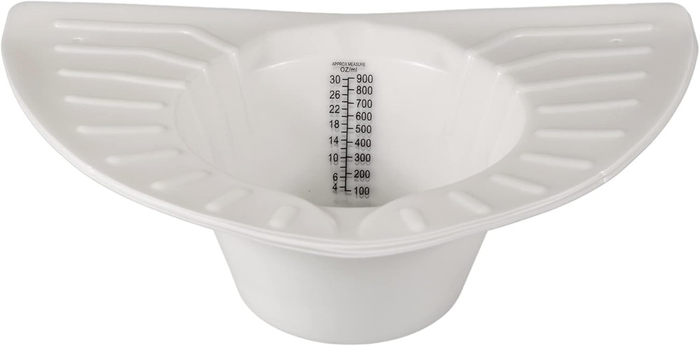 Graduated Specimen Collector Pans [Pack of 1] Toilet Nursing Hat for Urine, Vomi