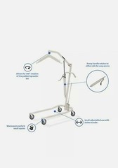 Invacare Personal Hydraulic Patient Body Lift, Medical Lift 9805P, Painted