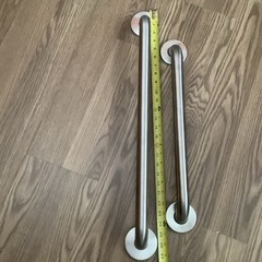 2 Shower Bath Tub Wall Grab Bar 1 Is 16” The Other 21’, Total Length 21” 2nd 27”