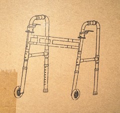 NEW Loyoda Standard Walker With Wheels 350lb Weight Capacity
