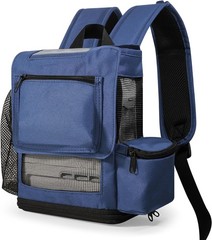 Navy Blue O2TOTES Backpack for Inogen G5/Rove 6 – Water Resistant & Functional