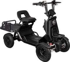 500/1000W Electric Mobility Scooter for Adults with Cargo Platform All Terrain