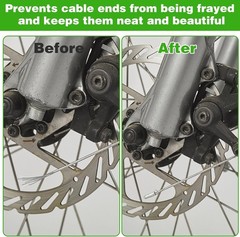 14Pcs Brake Cable Drive Rollator Replacement Parts, Brake Cable Parts for Walker