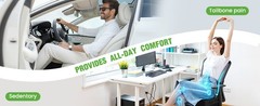 Seat Cushion for Office Chairs, Memory Foam Chair Cushion with Patterned Core