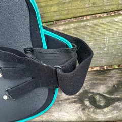 XBack LSO T105 Lumbar Sacral Orthosis Back Brace Black Teal Size XL Made in USA