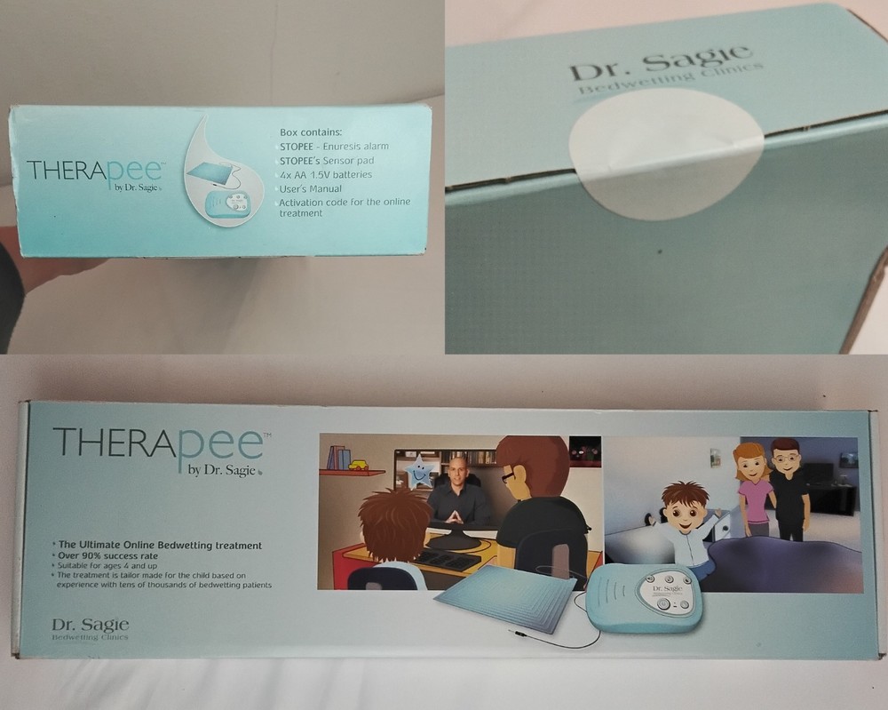 Therapee Bed Wetting Alarm and Online Treatment New in Sealed Box #Z5799