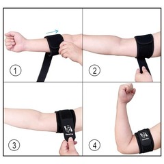Bicep Tendonitis Brace, Upper Arm Wrap, Tricep Compression Sleeve Support Ban…