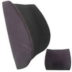 Ergonomic Lumbar Support Pillow – Orthopedic Back Cushion for Office, Car, Home
