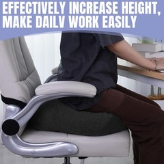 HOMBYS Extra Thick Chair Cushions for Office,6 in Breathable Adult Booster Se…