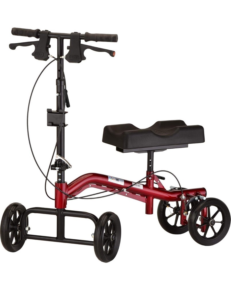 NOVA Medical Products Heavy Duty Knee Walker, Red