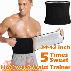 Men Sweat Belt Slimming Waist Trainer Body Shaper Sauna Trimmer Band Weight Loss