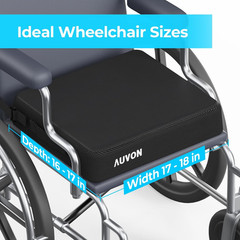 Cooling Gel Wheelchair Seat Cushion for Sciatica, Back, Pressure Sore and Ulcer
