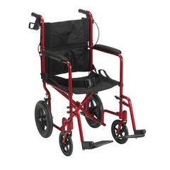 WIDE SEAT Wheelchair Lightweight EASY Folding Drive Manual HANDBRAKES FOR SAFETY