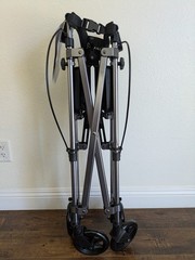 Stander 4250-BW Folding Rollator Walker Seat Black Walnut Lightweight