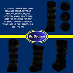 Ankle Brace Compression Support Stabilizer Wrap Lace Up Pain Relief Foot✅Jvg-099
