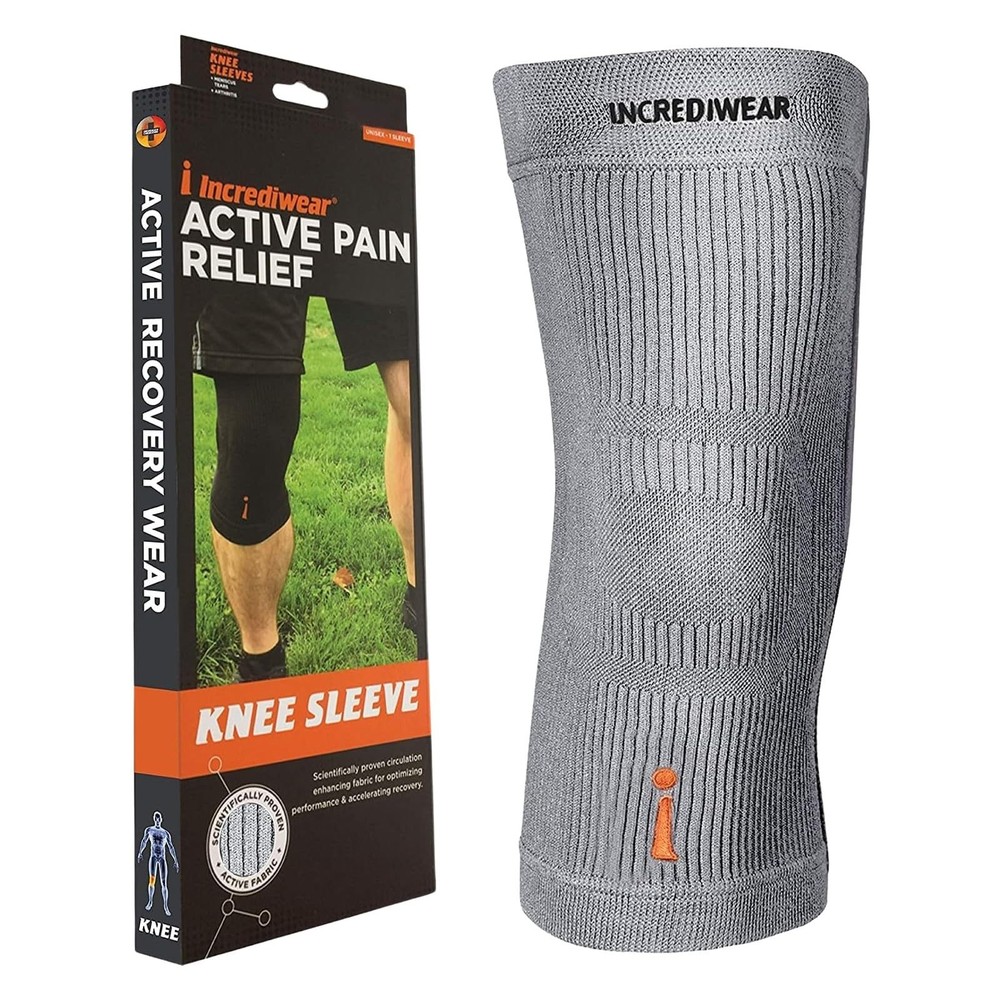 Incrediwear Knee Sleeve – Braces for Pain, Joint Pain X-Large, Grey