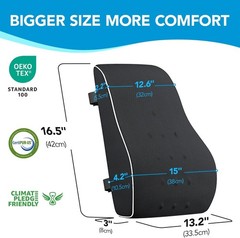 Lumbar Support Pillow for Office Chair Office Home Back Support Pillow for Car