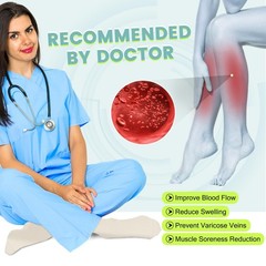 Compression Socks 15-20 mmHg for Men & Women – 8 Pairs for Circulation, Travel,