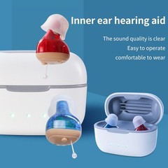 Bluetooth APP Control Hearing Aids Rechargeable For Seniors With Noise Reduction