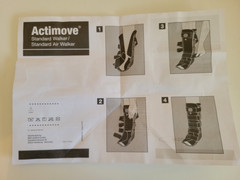 Actimove Standard Ankle Walker – Model 76270-21 – Custom Painted Clouds – Size S