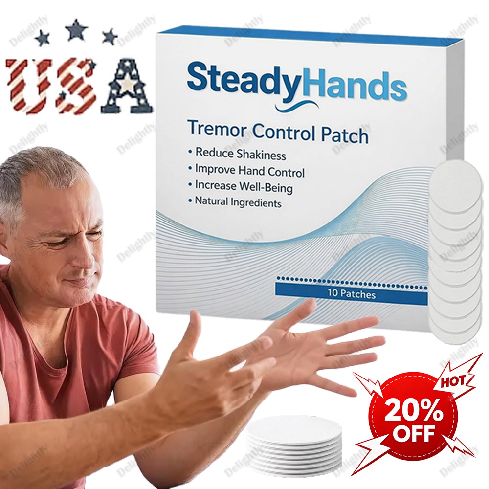 Steadyhands Tremor Control Patch, Steady Hands Control Patch -Hand Stabilizer US