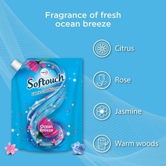 Softouch Ocean Breeze Fabric Conditioner by Wipro, 2L