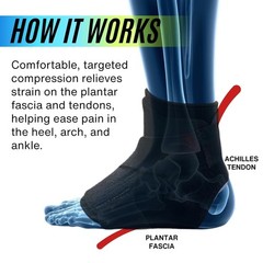 MDUB Light Ankle Brace 1 Pack – Achilles & Plantar Fasciitis Pain Relief Support