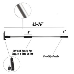 RetrieveALL Telescoping Cargo Tool – 3 to 6 Ft Truck Bed Reach Pole, Heavy Duty