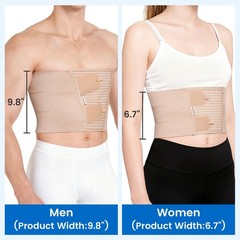 Velpeau Rib and Chest Support Brace, Broken Rib Brace, Breathable Rib Belt Men