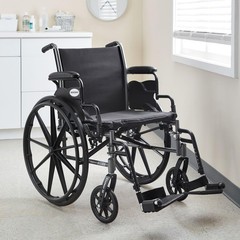 McKesson Lightweight Wheelchair Steel 16″-20″W x 16″ to 18″D Swing-Away Footrest