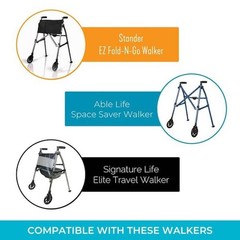 NEW Replacement Wheels Walker Rollator 6 In. (Set of 2) for Stander Able Life