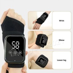 Hand Wrist Heated Massager Carpal Tunnel Arthritis Pain Relief 3 Vibration Modes