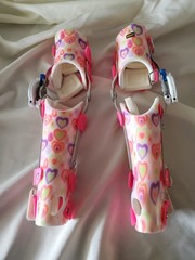 Ultraflex Pediatric LEFT & RIGHT Elbow/Arm Brace Girls Pink Hearts. K9
