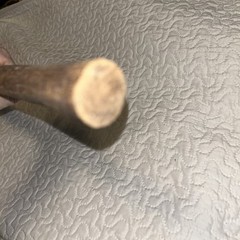 Cane Walking Stick carved Elephant wooden handmade 36”