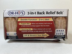 Dr. Ho’s Pain Relief Experts 2-in-1 Back Relief Belt Stretch + Support Back Belt