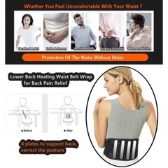 Adjustable Lower Back Brace Lumbar Support Waist Belt For Men Women Pain Relief~