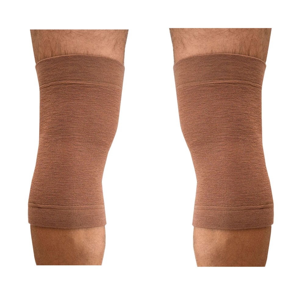 2 GINOCCHIERE LANA 95% WOOL KNEE SUPPORT TRAUMI FREDDO BODYPERFECT MADE IN ITALY