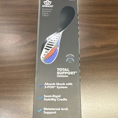 Spenco Total Support Original Orthotic Insoles Full Length Odor Resistant 1 Pair