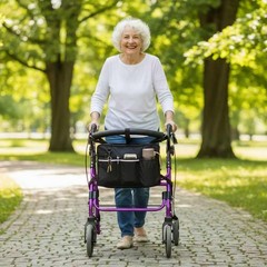 Rollator Bag with Cup Holder,Walker Bags for Folding Walker,Rollator Black