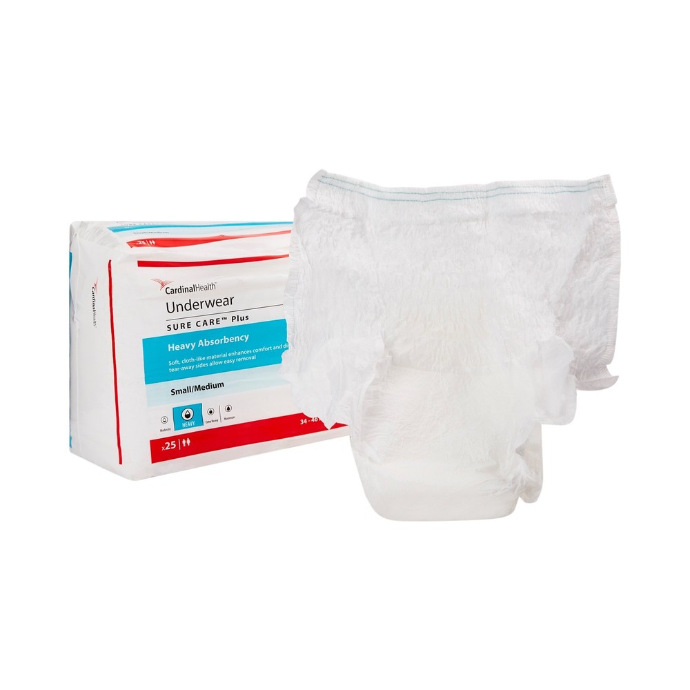 Covidien Disposable Underwear Medium Heavy 100 Ct
