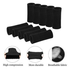 20×Finger Sleeves Splint Brace Compression Finger Support Pain Arthritis Trigger